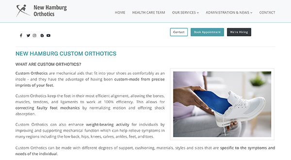 New Hamburg Orthotics
