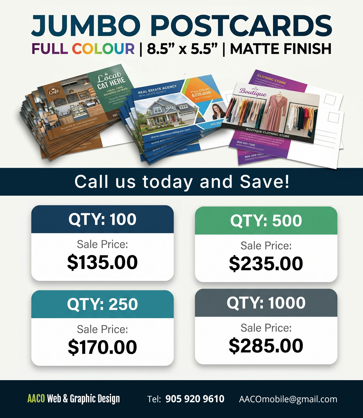 Jumbo Postcards SALE